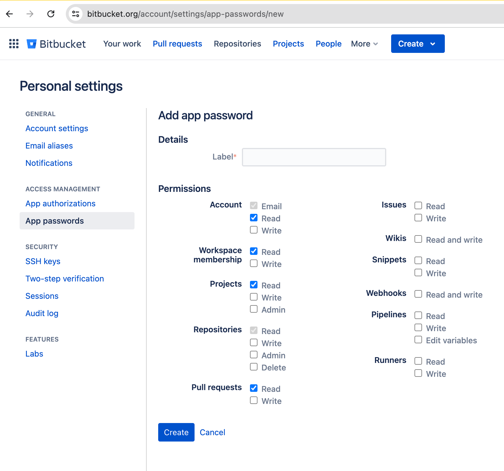 Add Account Credentials